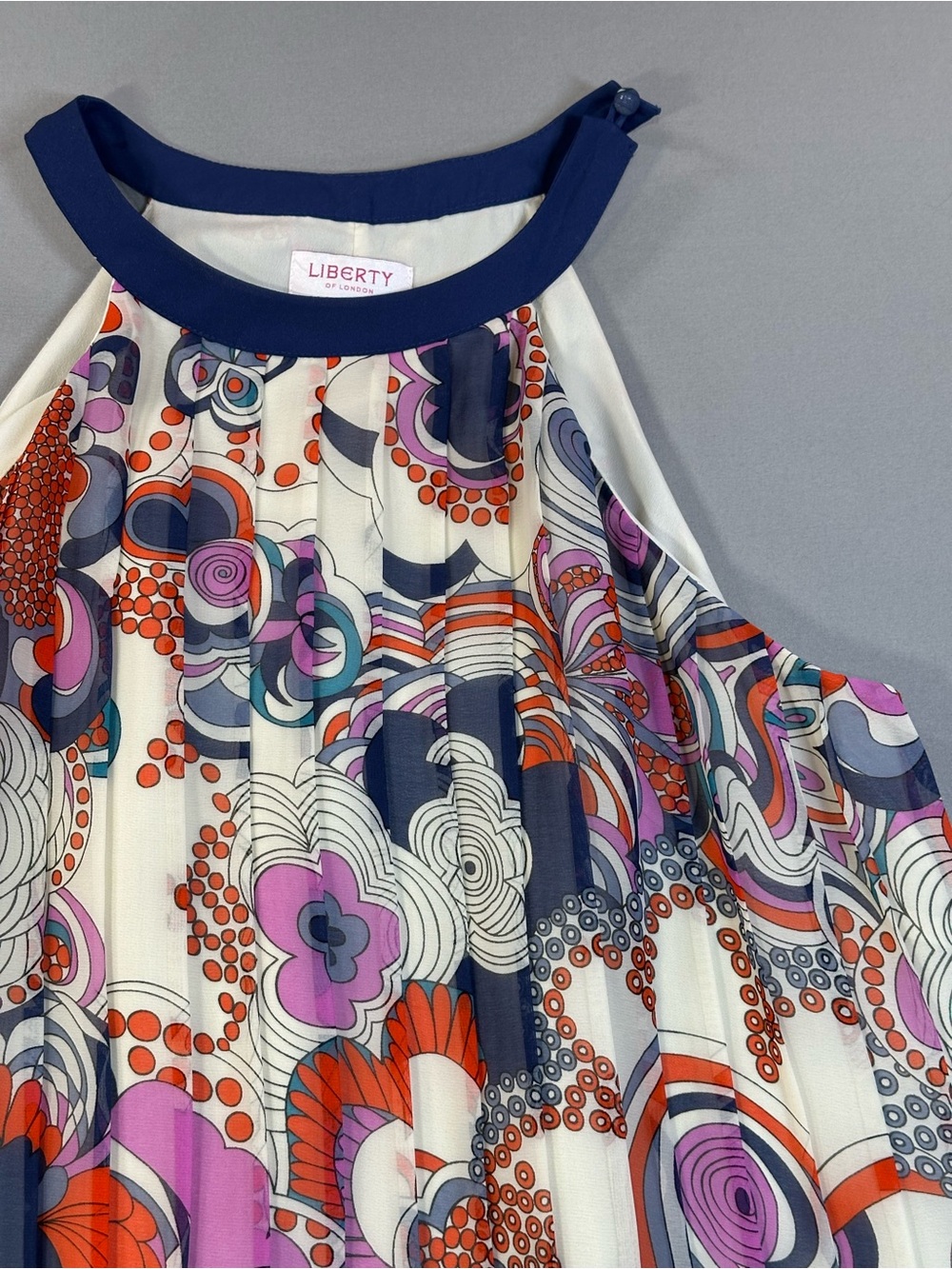 Liberty of London for Target Pleated High-Neck Floral Dress - Womens Large - Picture 3 of 15